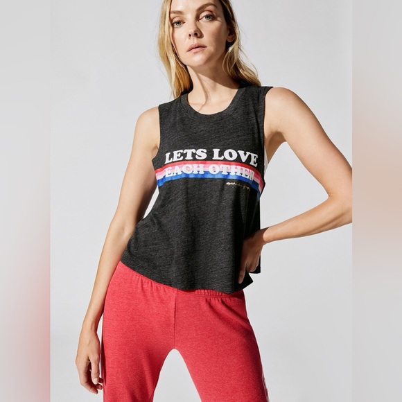 New Spiritual Gangster Muscle Tank Small $48 Black - Picture 1 of 6